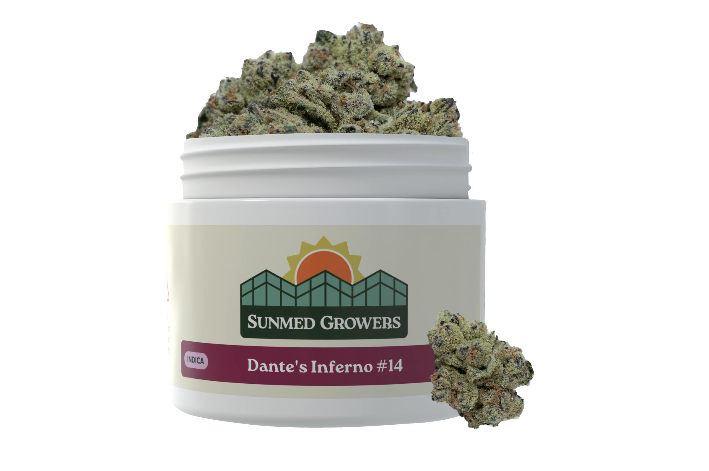 SunMed Growers - Dante's Inferno #14 Flower (3.5g) - 1