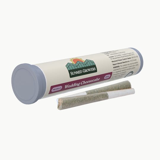 SunMed Growers - Wedding Cheesecake Pre Roll 0.5g/2 Pack - 1