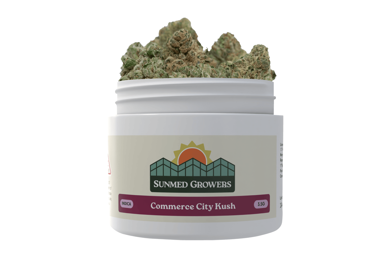 SunMed Growers - Commerce City Kush Flower (7g) - 1