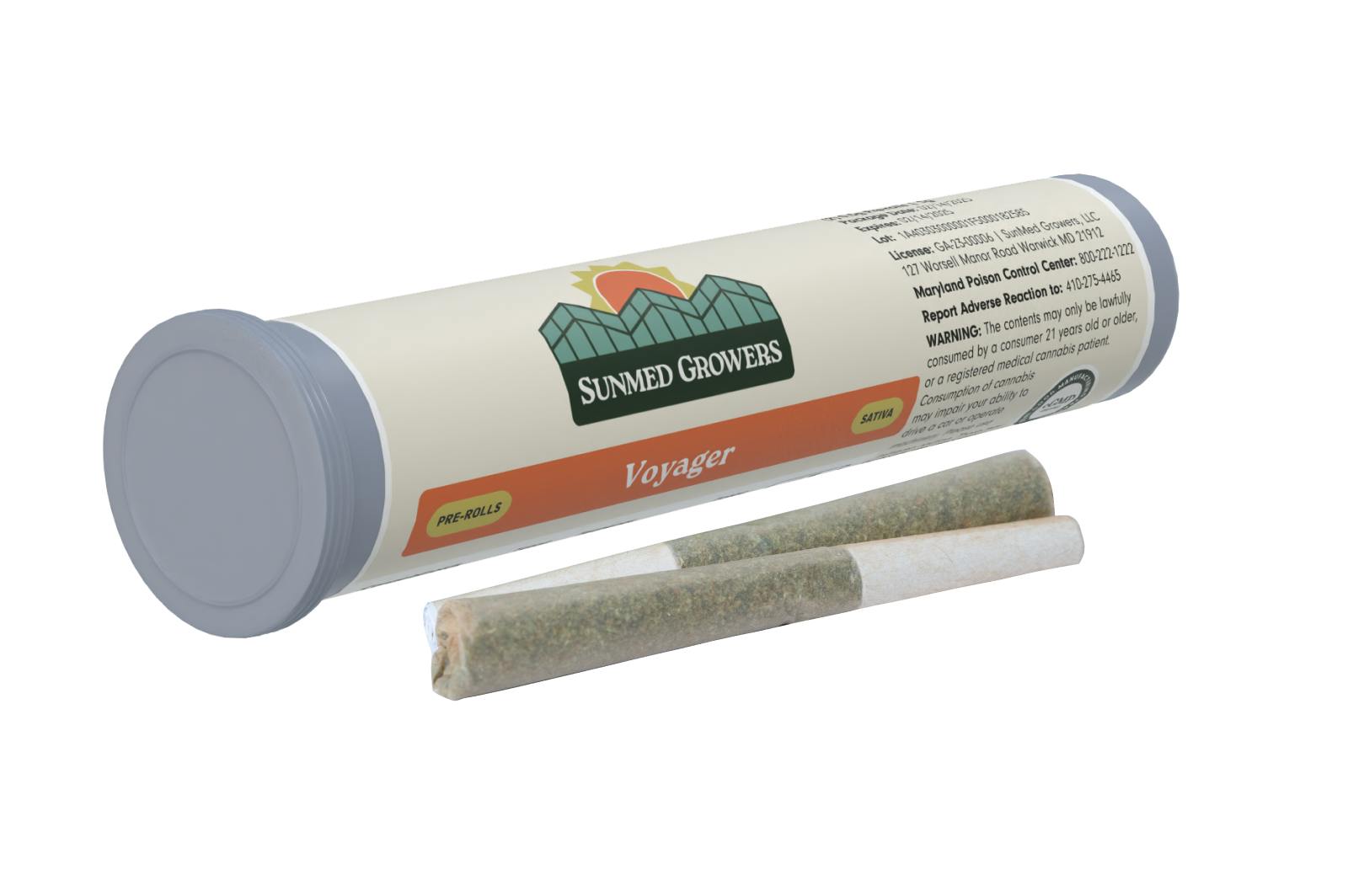 SunMed Growers - Voyager Pre Roll 0.5g/2 Pack - 1