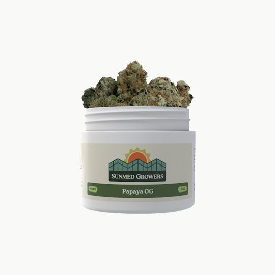 SunMed Growers - Papaya OG Flower (3.5g) - 1