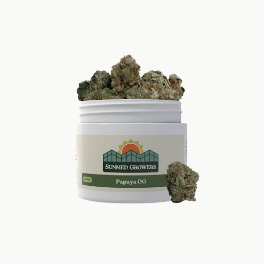 SunMed Growers - Papaya OG Flower (7g) - 1