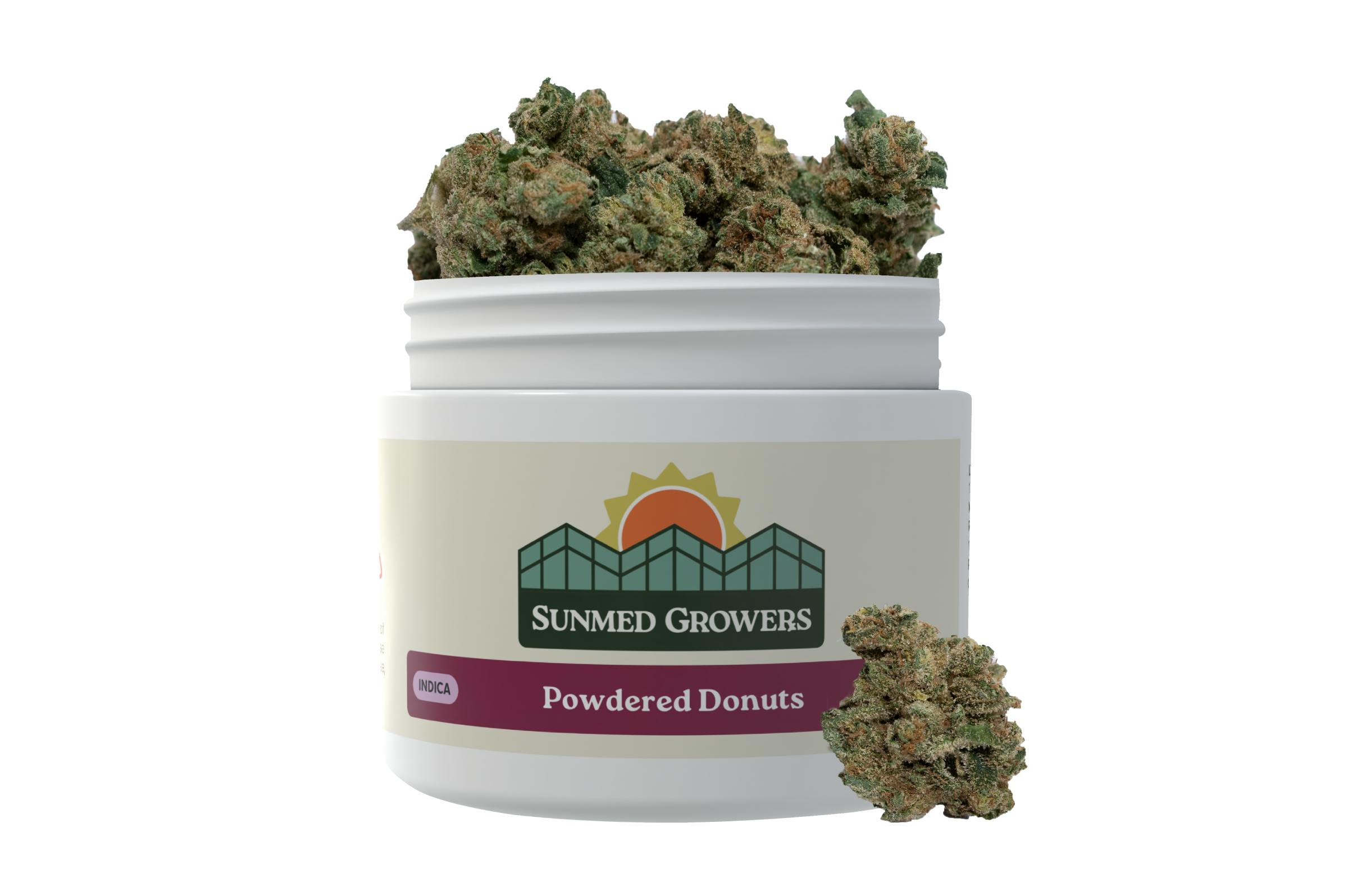 SunMed Growers - Powdered Donuts Flower (7g) - 1