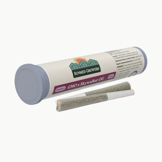 SunMed Growers - GMO x Skywalker OG Pre Roll 0.5g/2 Pack - 1