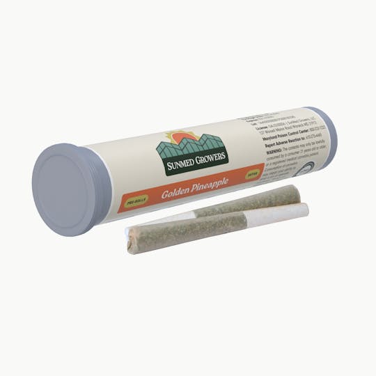 SunMed Growers - Golden Pineapple Pre Roll 0.5g/2 Pack - 1