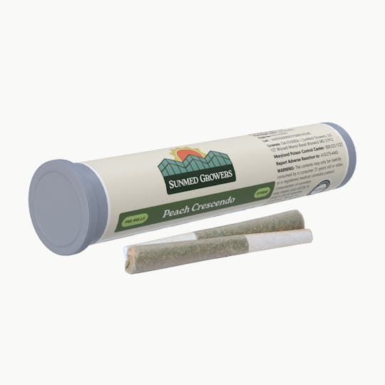 SunMed Growers - Peach Crescendo Pre Roll 0.5g/2 Pack - 1