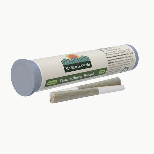 SunMed Growers - Peanut Butter Breath Pre Roll 0.5g/2 Pack - 1