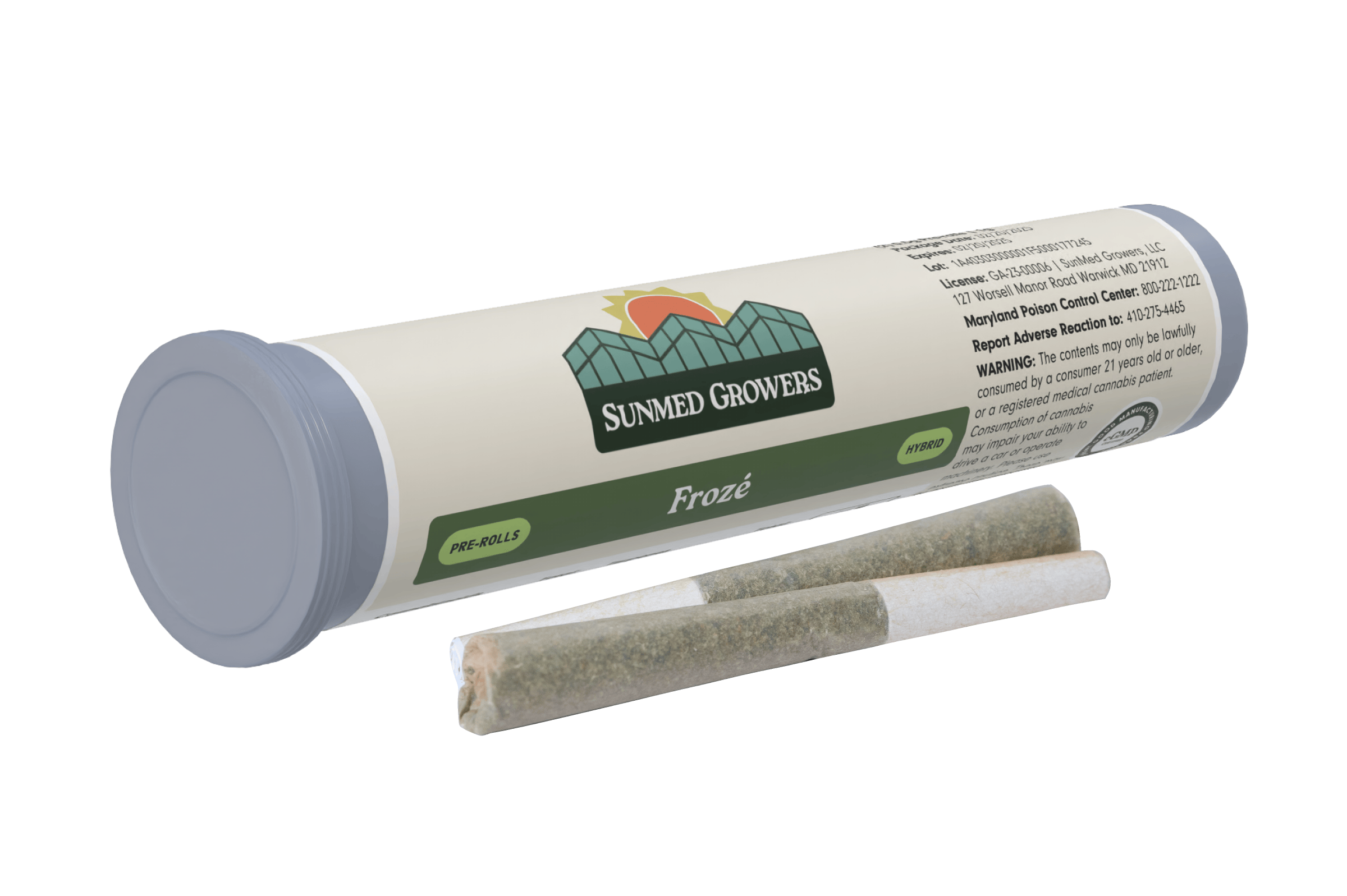 SunMed Growers - Frozé Pre Roll 0.5g/2 Pack - 1
