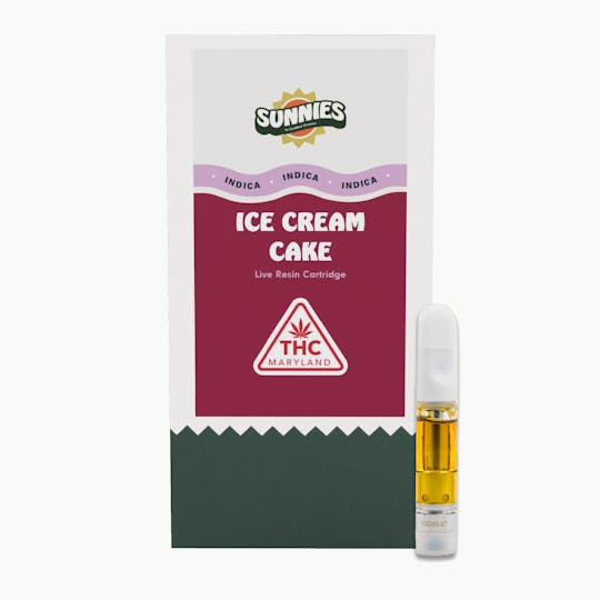 SunMed Growers - Ice Cream Cake Live Resin Cartridge 0.5g - 1