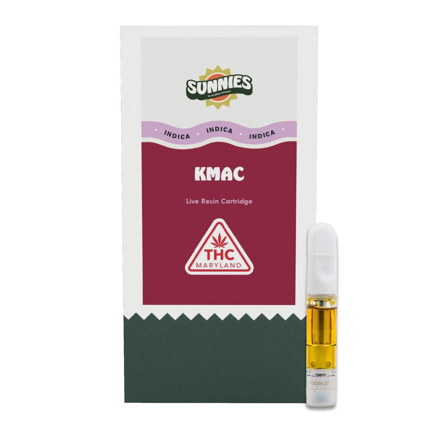 SunMed Growers - KMAC Live Resin Cartridge 0.5g - 1