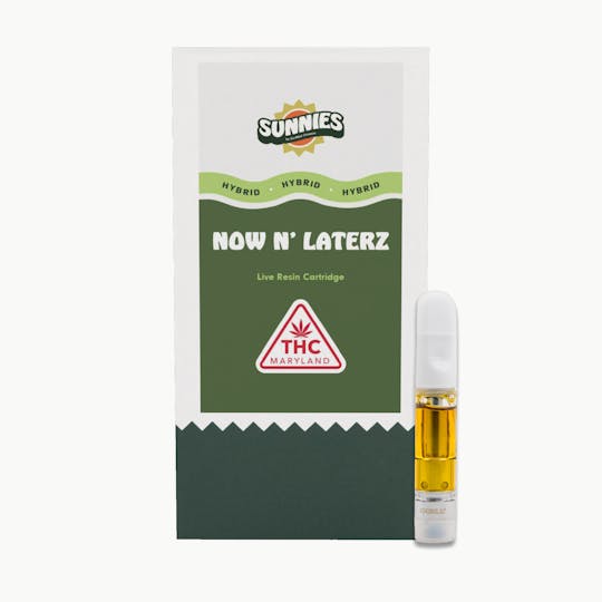 SunMed Growers - Now N' Laterz Live Resin Cartridge 1.0g - 1