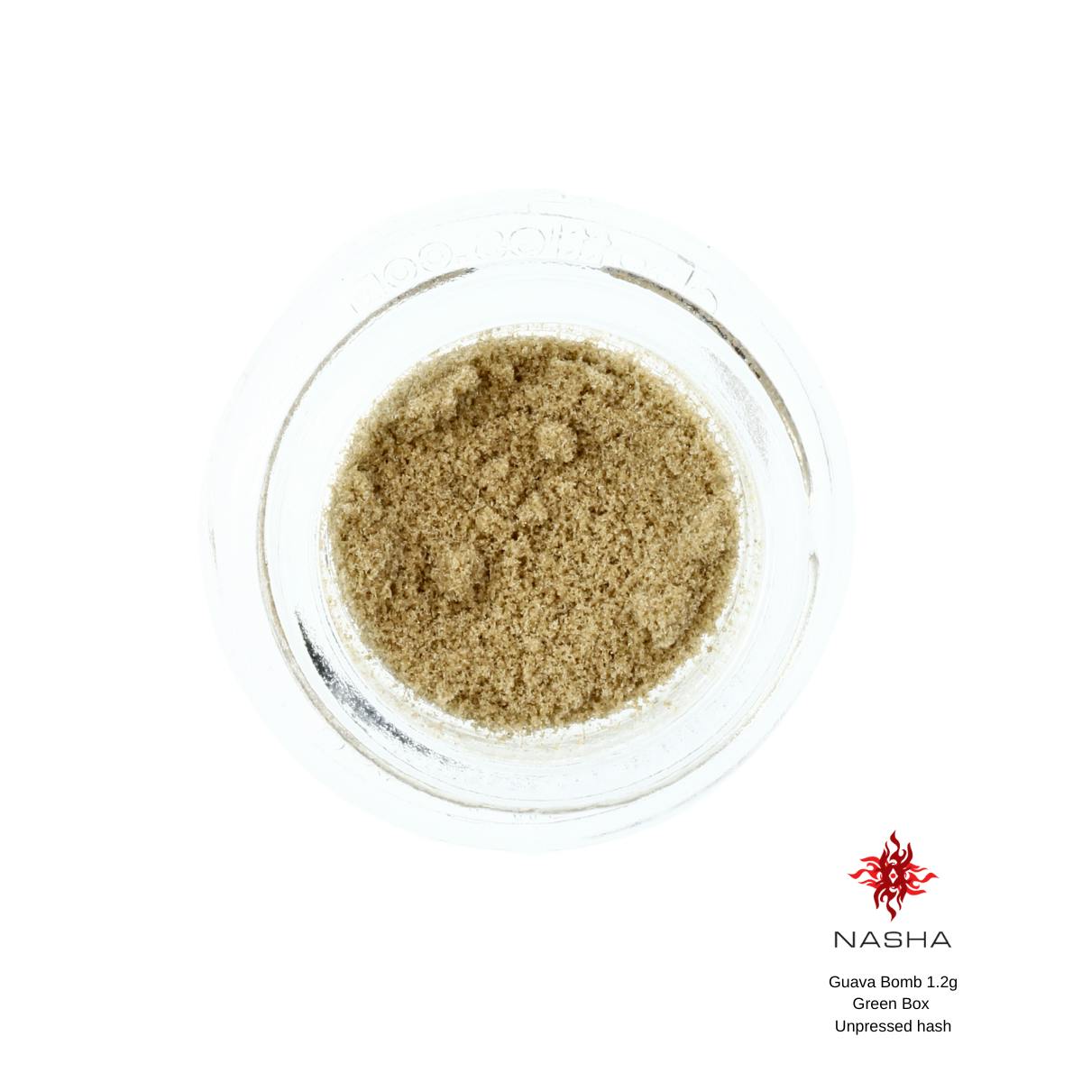 NASHA - Guava Bomb 1.2g Green Unpressed Hash - 1