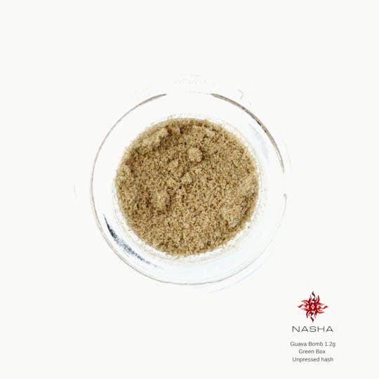 NASHA - Guava Bomb 1.2g Green Unpressed Hash - 1