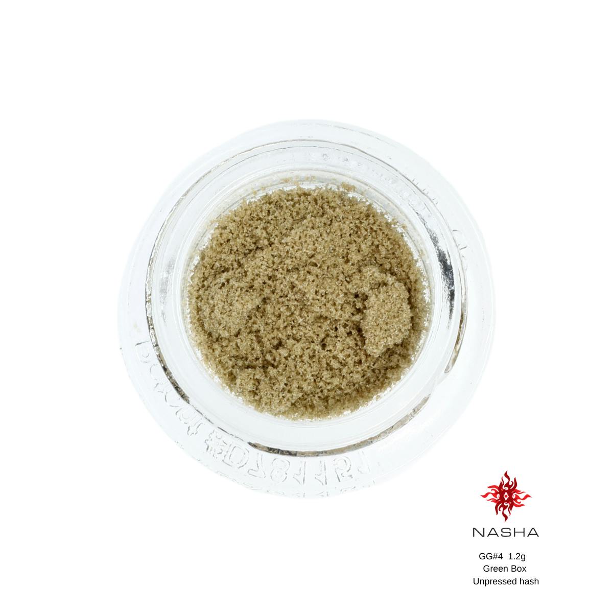 NASHA - GG#4 1.2g Green Unpressed Hash - 1