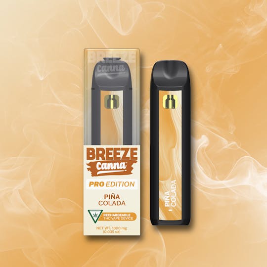 Breeze Canna - Pina Colada - Seasonal 1g PRO Vape Device — BREEZE Canna - 1