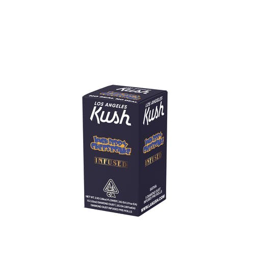 LA Kush - Los Angeles Kush - Kushberry Cheesecake - Diamond Dust Infused Pre-Rolls - 5 (0.5G) - 1