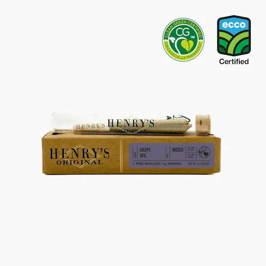 Henry's Original - Henry's Original | Grape Ape | Joint | 1g - 1