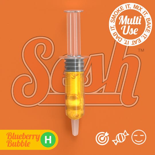 Craft Concentrates - Sesh Distillate Syringe (1g) - Blueberry Bubble - 1