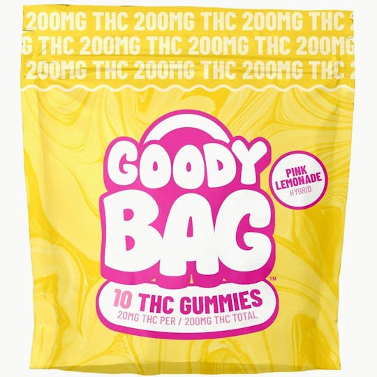 PTS - Goody Bag Pink Lemonade Gummies 10pk 200mg - 1