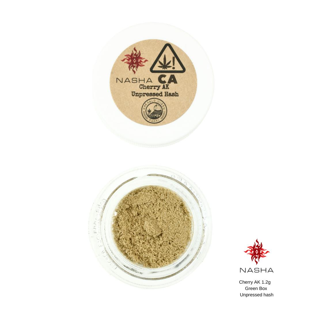 NASHA - Cherry AK 1.2g Green Unpressed Hash (Emerald Queen Farms) - 1