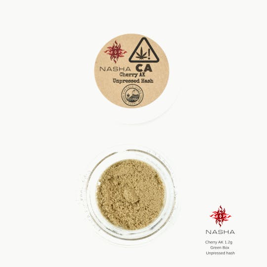 NASHA - Cherry AK 1.2g Green Unpressed Hash (Emerald Queen Farms) - 1