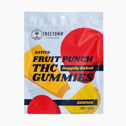 Treetown - TreeTown 200mg Gummy - Fruit Punch (Sativa) - 1