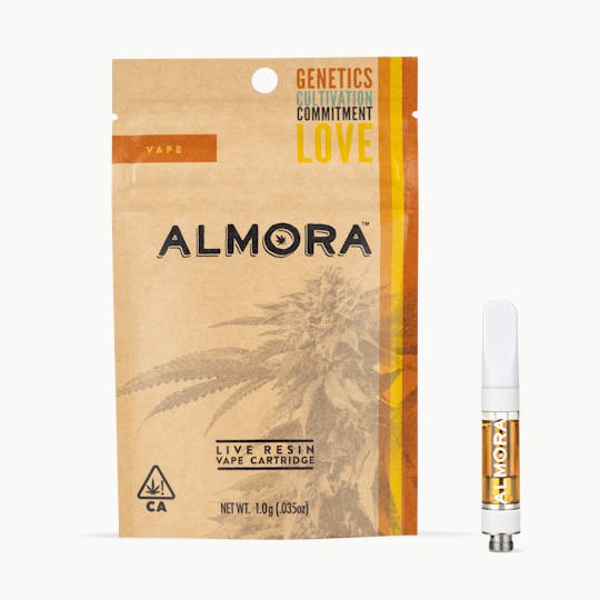 Almora - 100% Live Resin Frosted Lime Cartridge 1g - 1