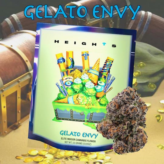 Heights Flower - HEIGHTS Gelato Envy 3.5g Indoor Flower - 1