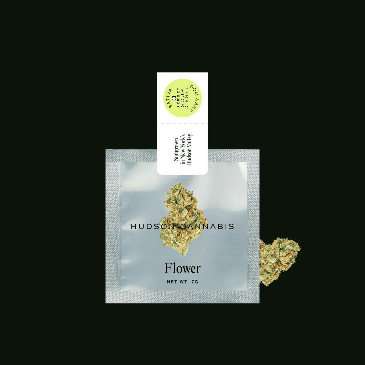 Hudson Cannabis - Hudson Cannabis| Jersey Sour Diesel| Big Buds| 0.7g - 1
