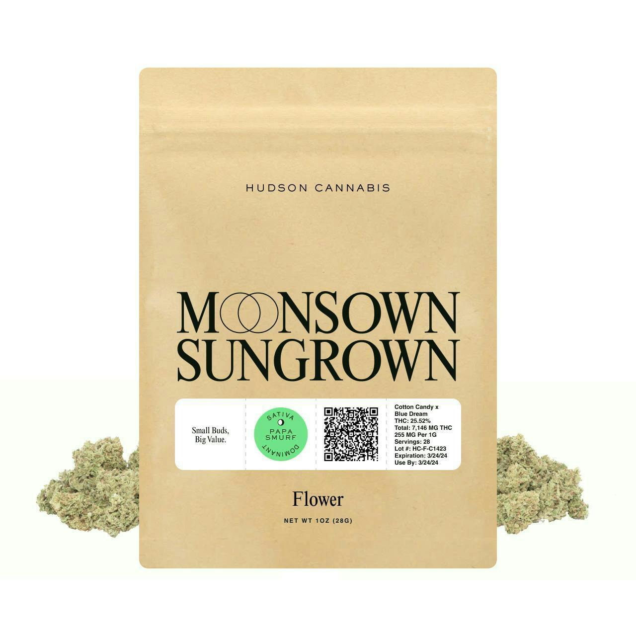 Hudson Cannabis - Hudson Cannabis| Papa Smurf| Smalls| 28g - 1
