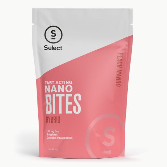 Select - Peach Mango Nano Bites 30pk (150mg) | Hybrid - 1
