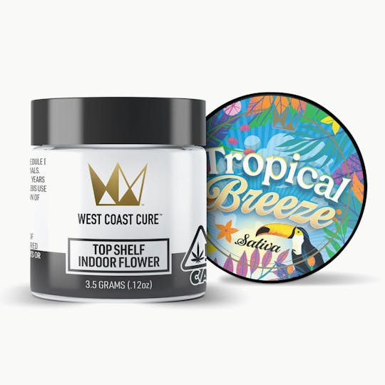 West Coast Cure - Tropical Breeze - 3.5G Top Shelf Indoor Flower - 1