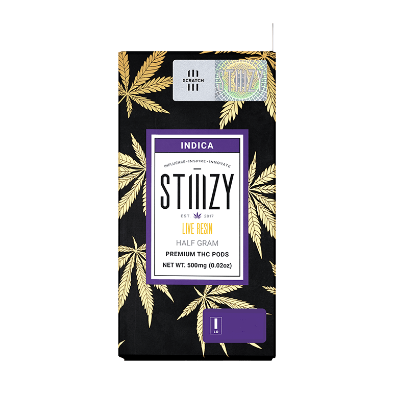 STIIIZY - Vape Cartridge - KUSH MINTZ 1G Live Resin Pod - STIIIZY - 1