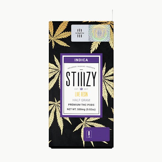 STIIIZY - Vape Cartridge - KUSH MINTZ 1G Live Resin Pod - STIIIZY - 1