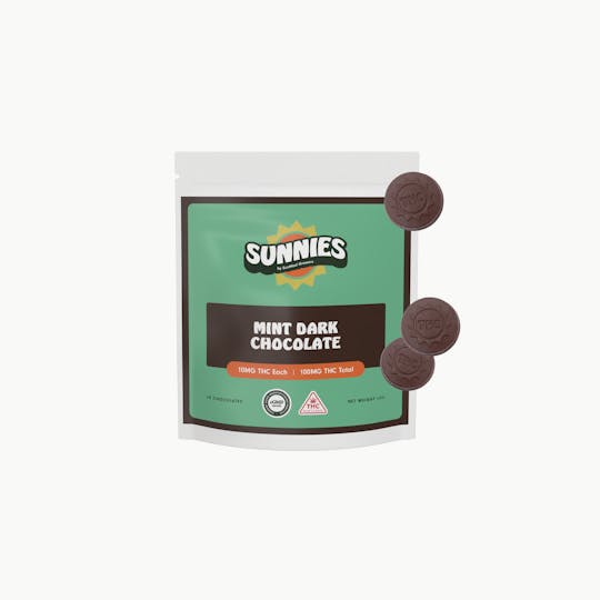 SunMed Growers - Mint Dark Chocolate Edible 100mg - 1