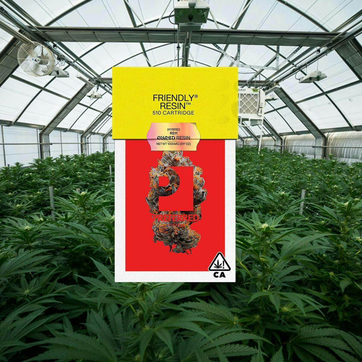 Friendly Brand - Friendly x Preferred | RS11 | Cured Resin Cartridge | 1g - 1