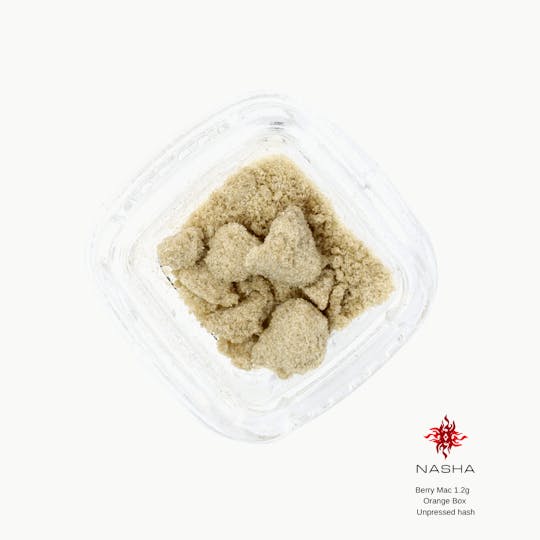 NASHA - Berry Mac 1.2g Orange Unpressed Hash - 1
