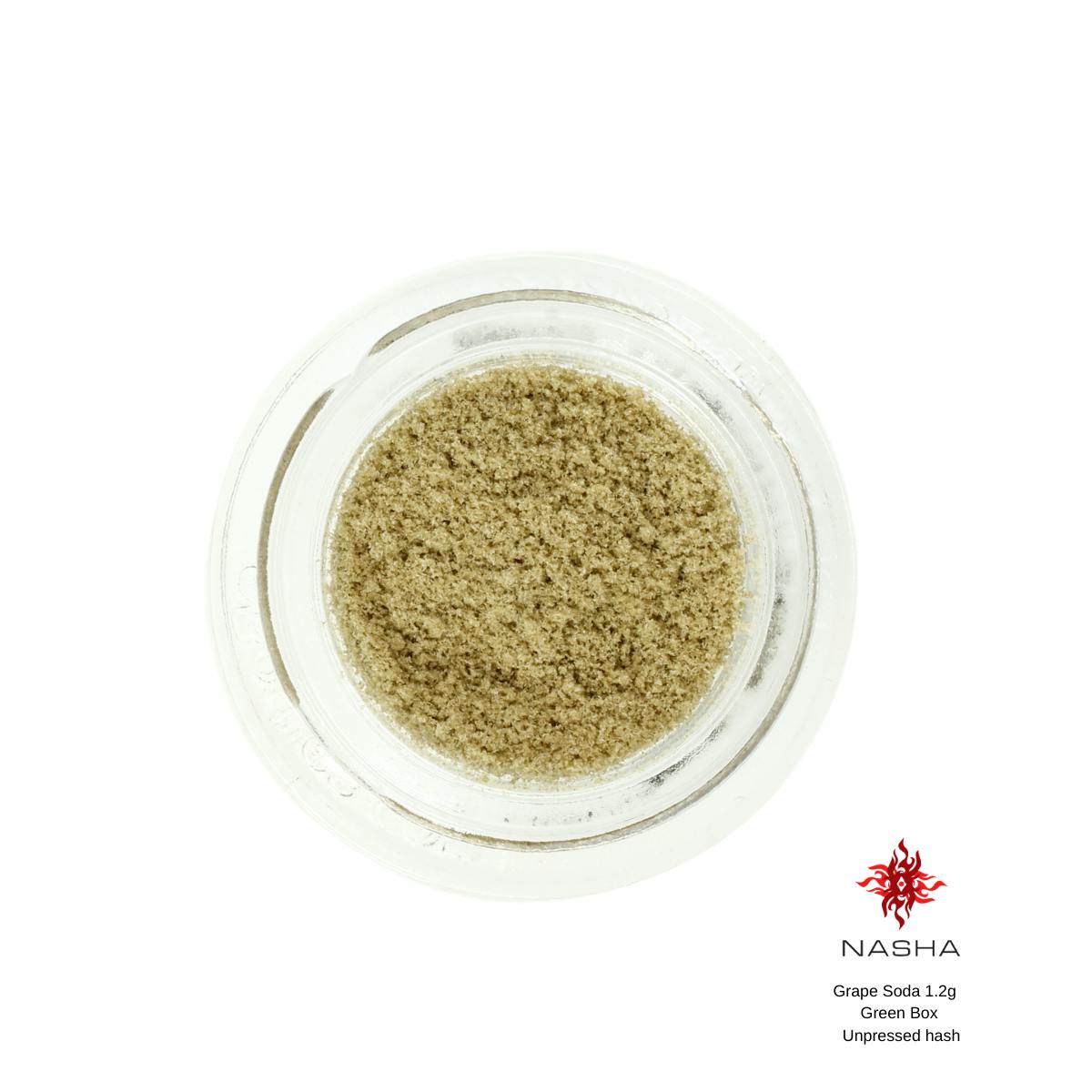 NASHA - Grape Soda 1.2g Green Unpressed Hash (Emerald Queen Farms) - 1