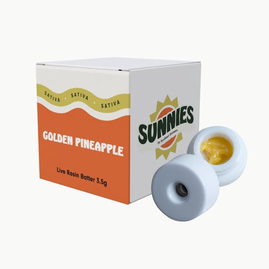 SunMed Growers - Golden Pineapple Live Resin Batter 3.5g - 1