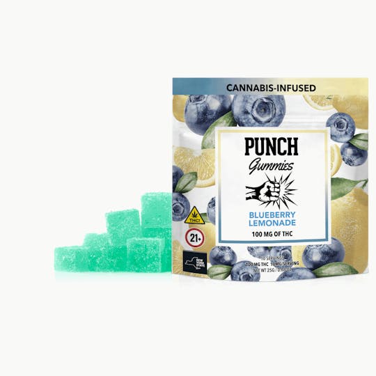 Punch Edibles & Extracts - Blueberry Lemonade Gummies 100mg (NY) - 1