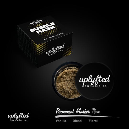 Uplyfted Cannabis Co - 1g Bubble Hash Concentrate - Permanent Marker - 1