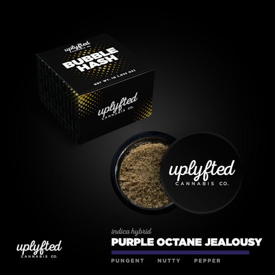 Uplyfted Cannabis Co - 1g Bubble Hash Concentrate - Purple Octane Jealousy - 1