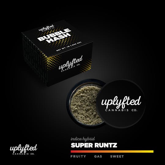 Uplyfted Cannabis Co - 1g Bubble Hash Concentrate - Super Runtz - 1