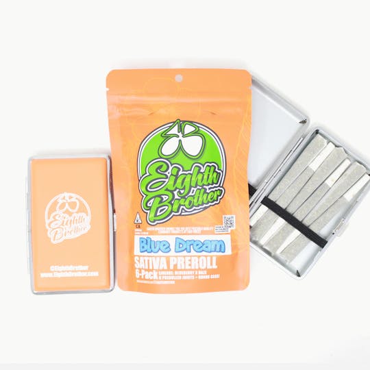 Eighth Brother - Blue Dream Preroll Case (6 - 1 G Prerolls) - 1