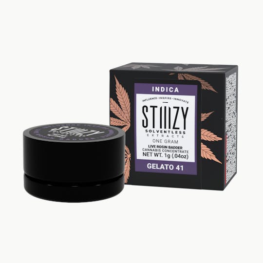 STIIIZY - - GELATO 41 - Live Rosin Badder - 1