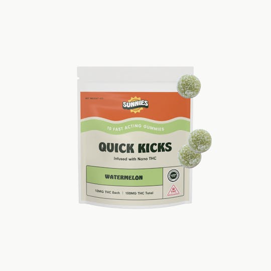 SunMed Growers - Watermelon Nano Gummies Edible 100mg - 1