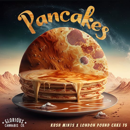 Glorious Cannabis Company - Pancakes 1G | Strain Art Series | Bubble Hash Infused Pre Roll - 1