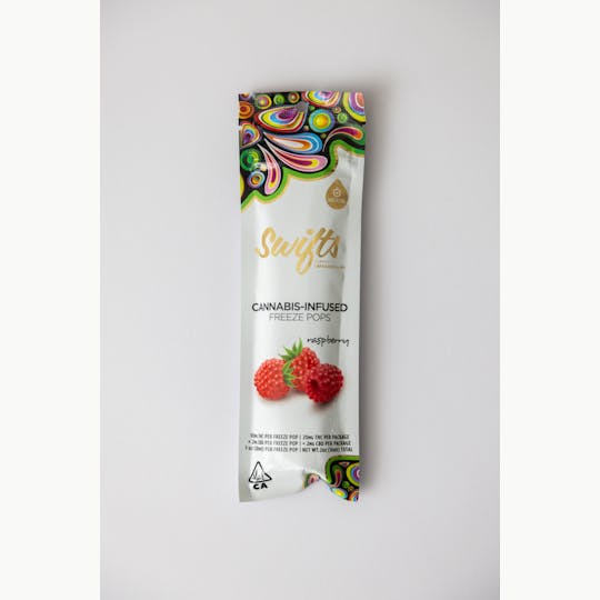 Swifts Edibles - Swifts Freeze Pops Raspberry - 20MG - 1