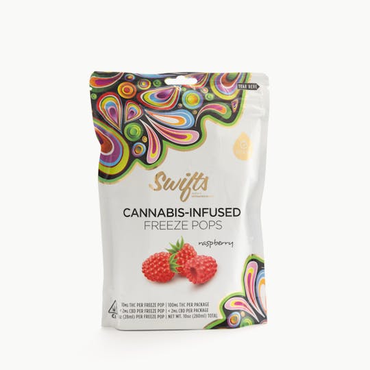 Swifts Edibles - Swifts Freeze Pops Raspberry - 100MG - 1