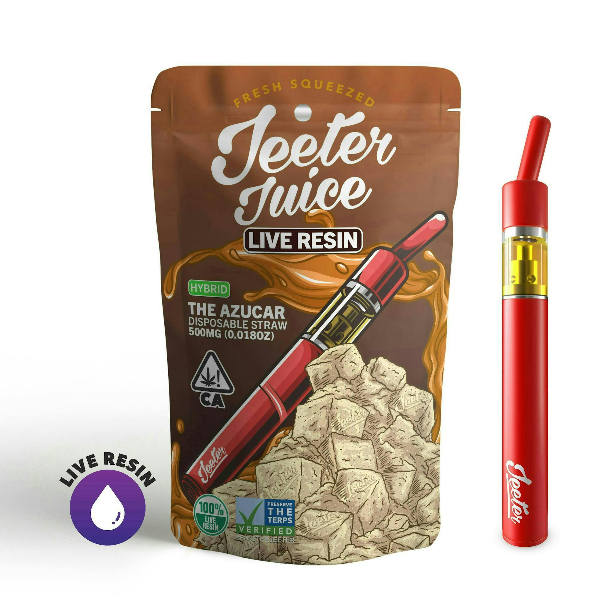 Jeeter - Jeeter | The Azucar | Live Resin Straw Disposable | 0.5g - 1